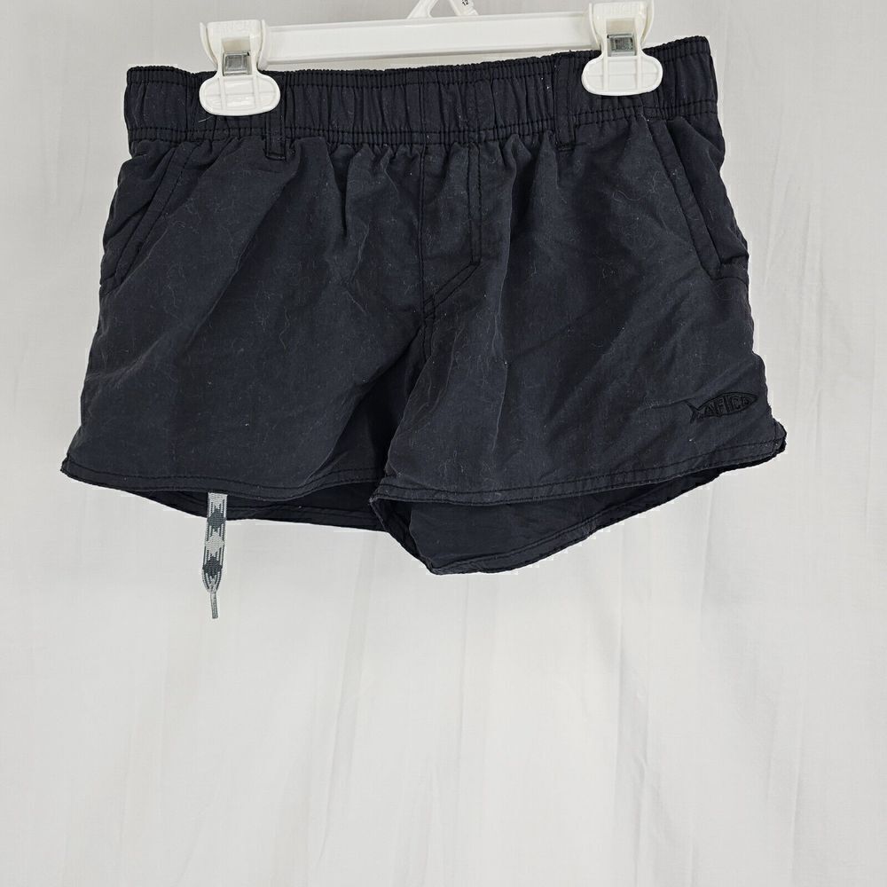 Aftco Women's Size XS Athletic Pull On Fishing Shorts In Black